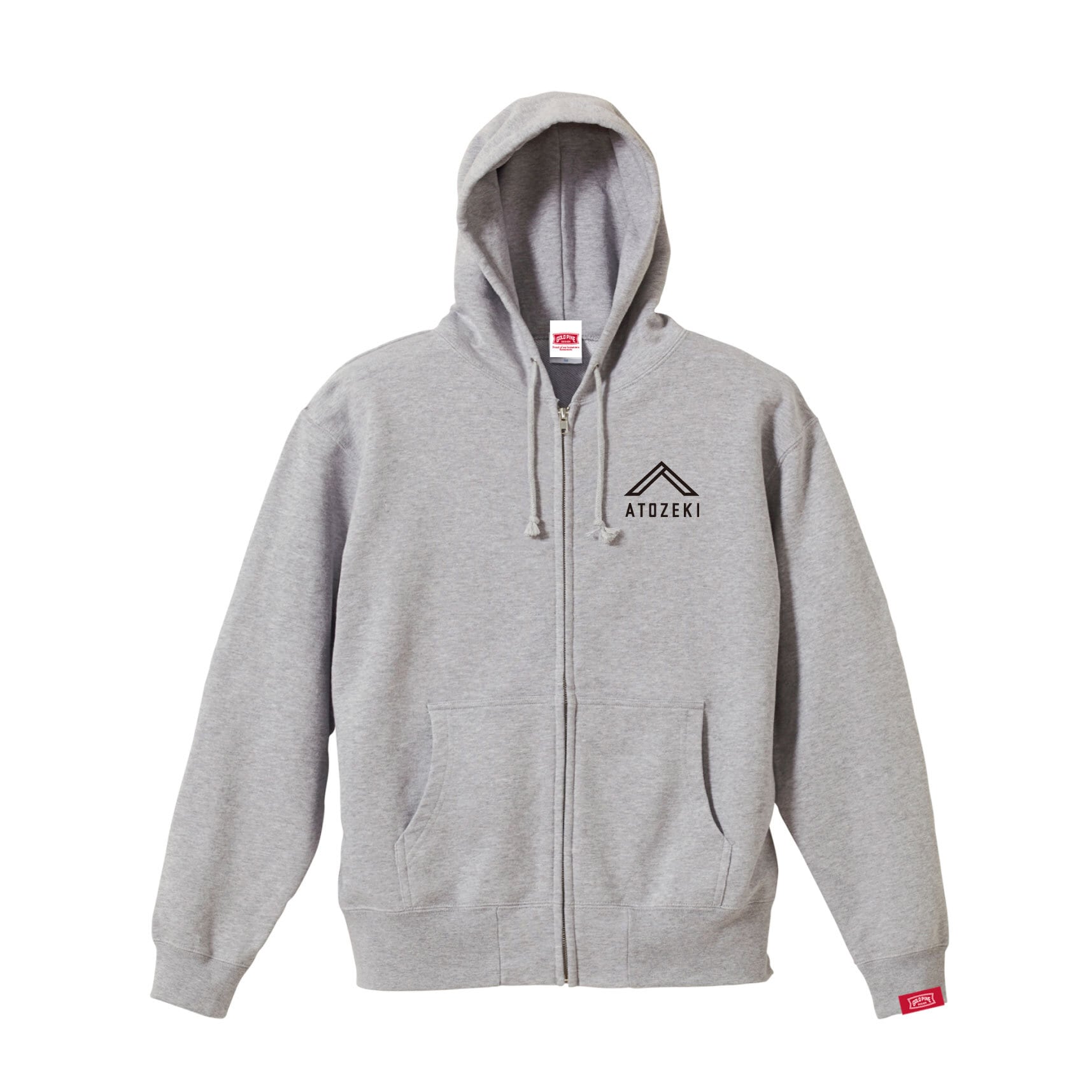 ATOZEKI- Zip Hoodie【Adult】Gray