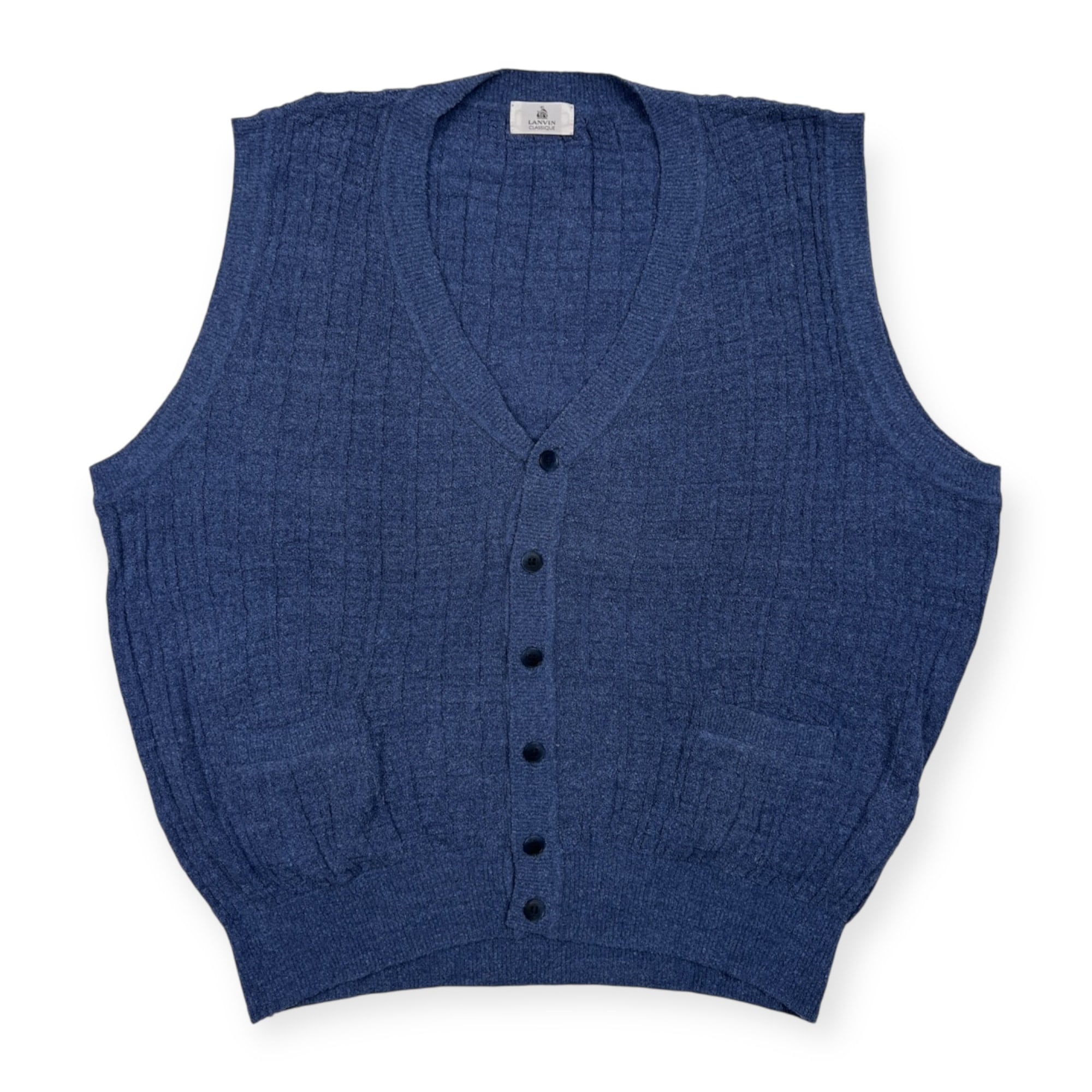 ▽美品▽フランス製▽LANVIN ランバン ストライプ シルク100% ネクタイ 