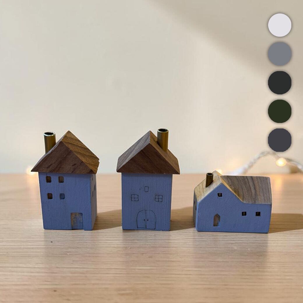 Mini Wood House Trio
