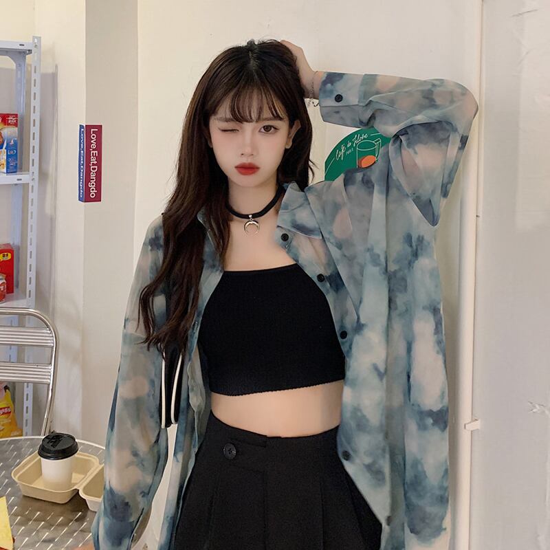 薄手レディースサマーシャツ 夏物 試着室13758251749