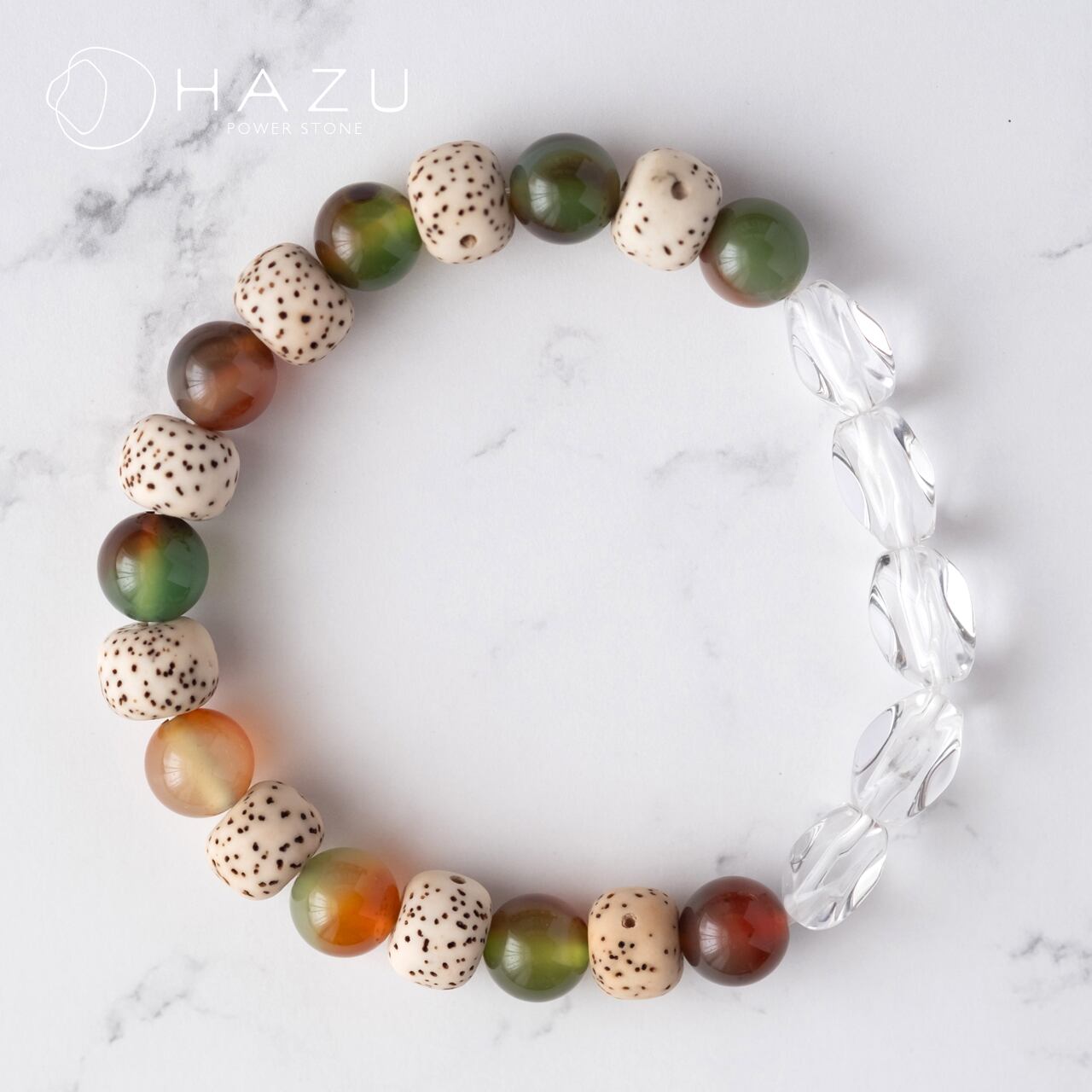 悟りの力で自分自身をレベルアップ［孔雀瑪瑙／菩提樹／水晶