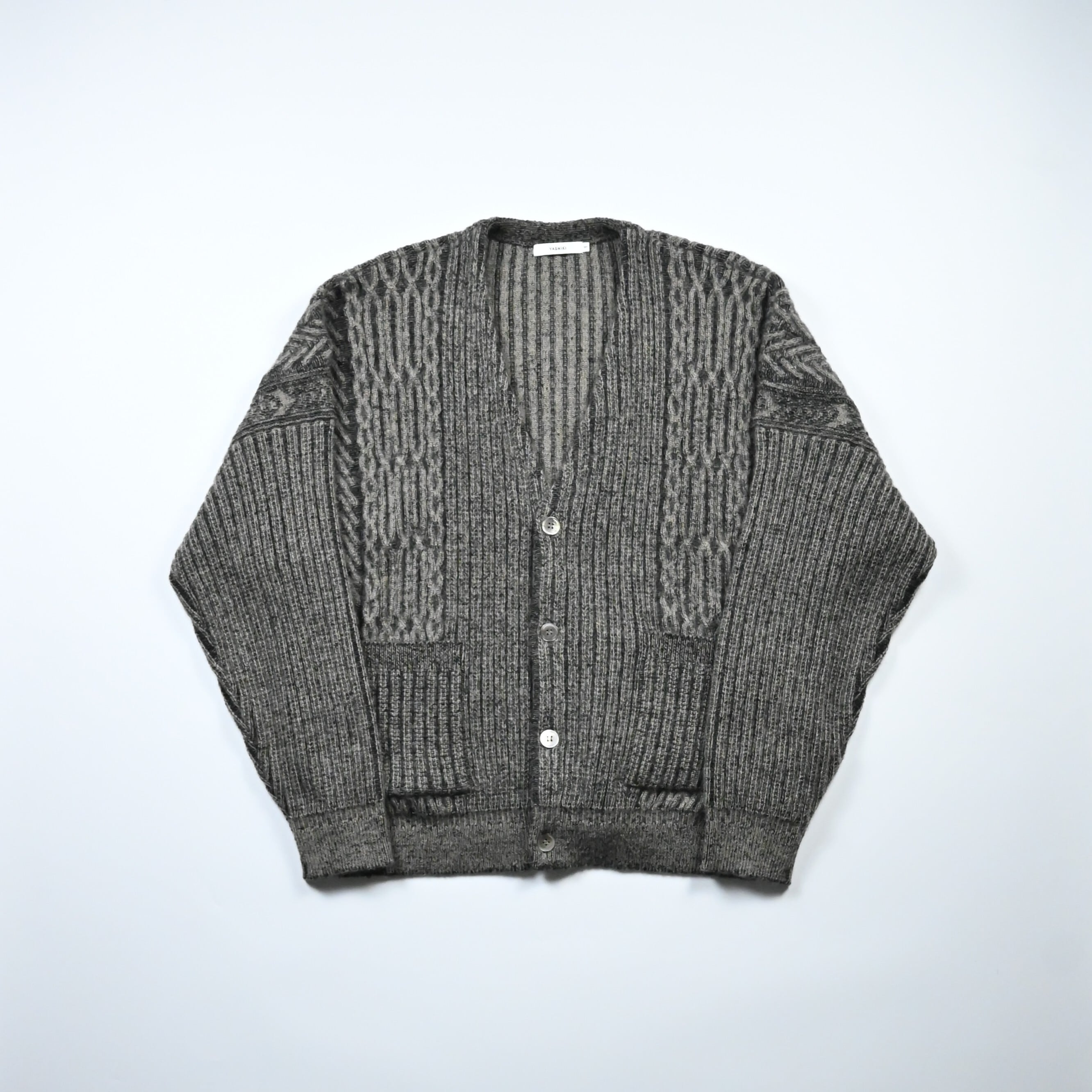 【美品】yashiki カーディガン YASHIKI / Sekkei mohair Cardigan | GANKO