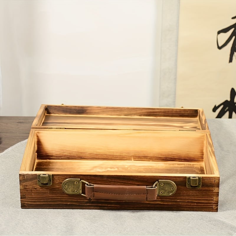 木製 収納ケース 収納箱 ヴィンテージ アンティーク 古家具 トランク