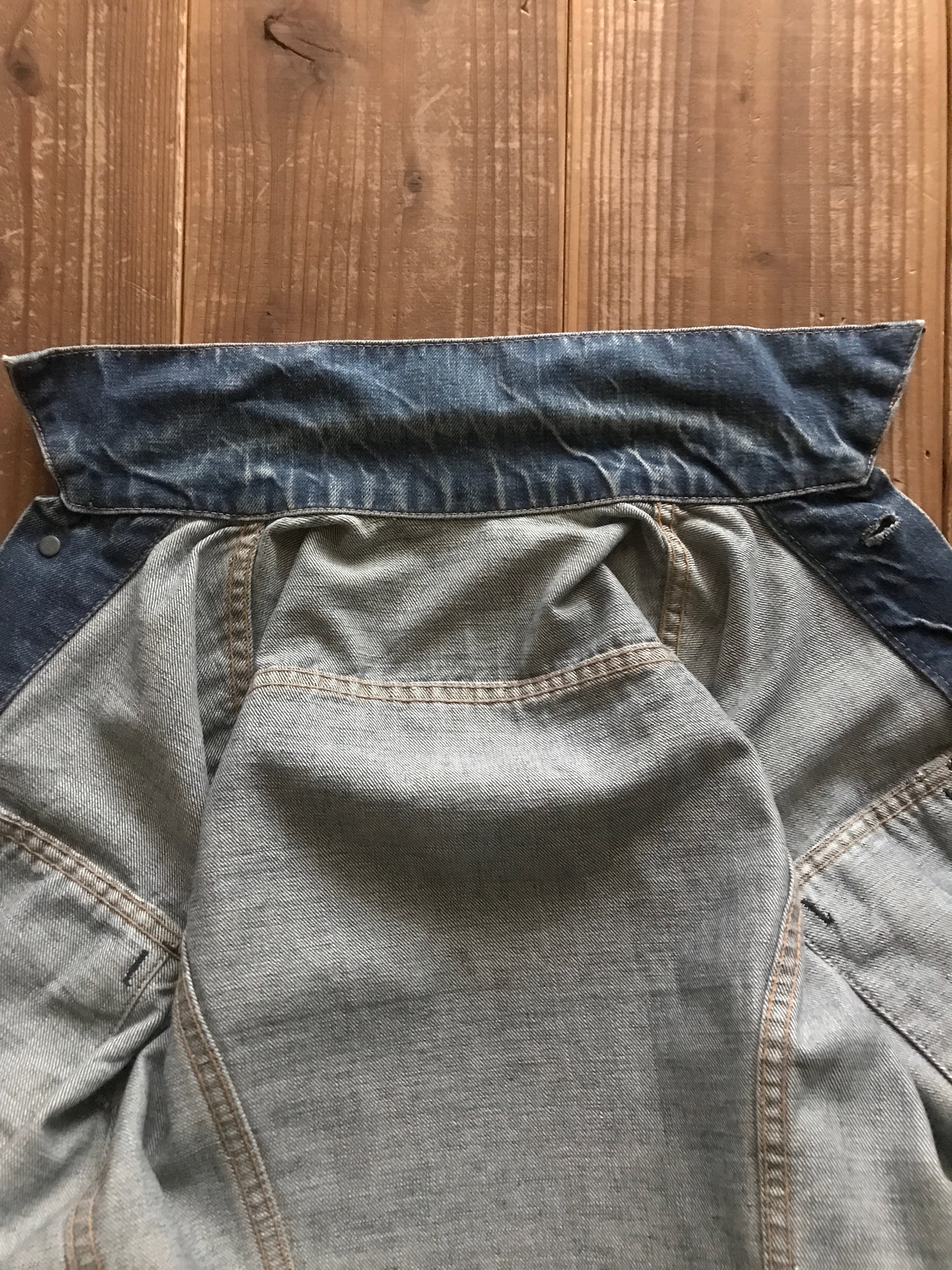 60's　Levi's　70505 BIG-E　デニムJKT　良色落ち　実寸(34位) | Garage Vintage Clothing  powered by BASE