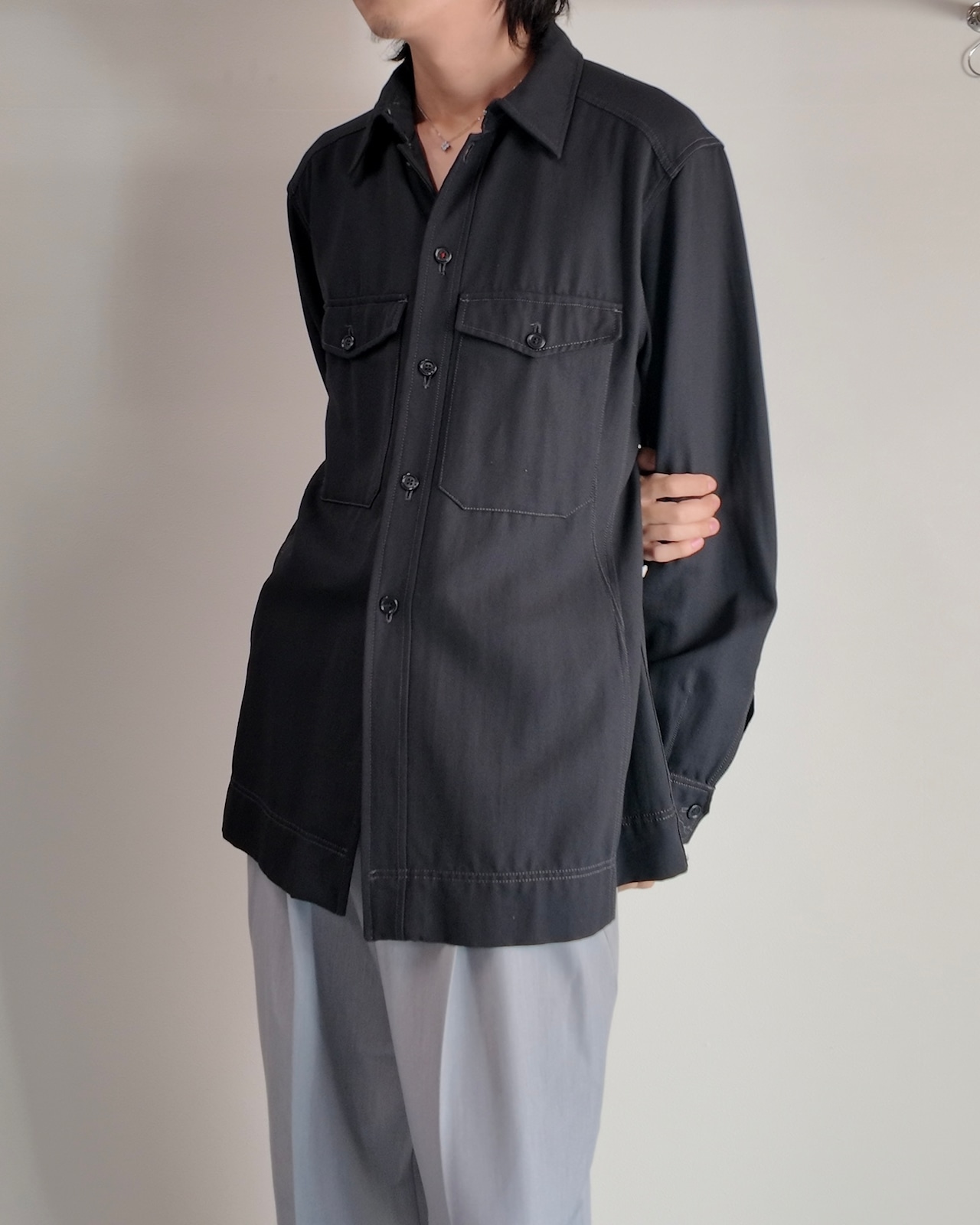【PRADA sports】virgin wool C.P.O jacket