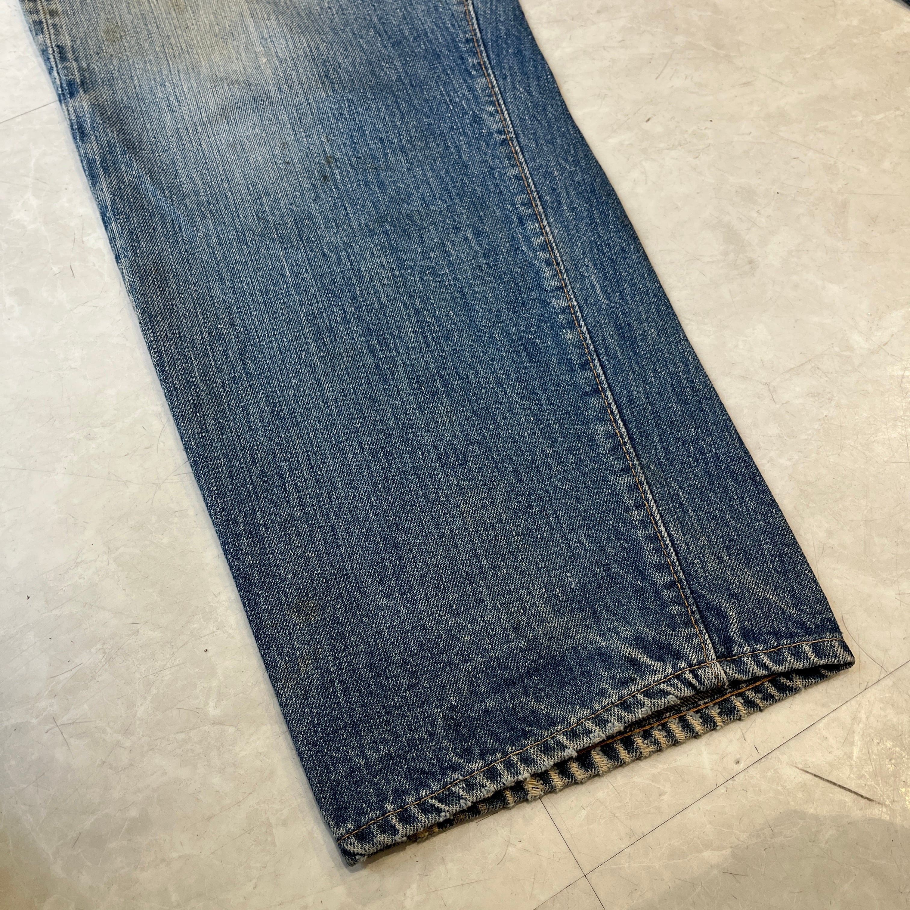 1月31日まで‼️ Levi's 501 66前期 縦落ち 70s リーバイス501 66前期（初期）土砂降り縦落ち 1973年製10月？ 6