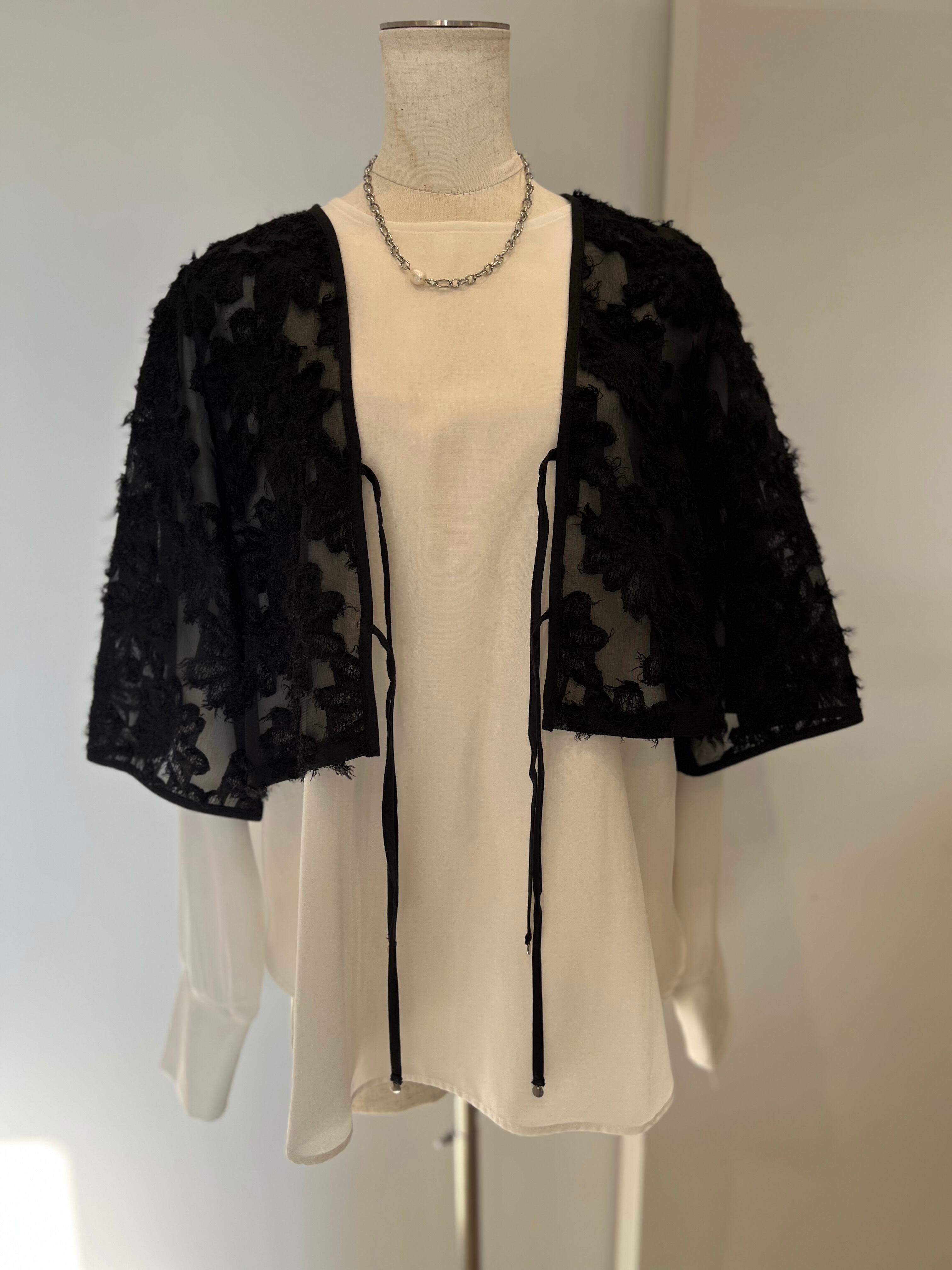 【CHIGNON】1554-016KK カットジャガードボレロ