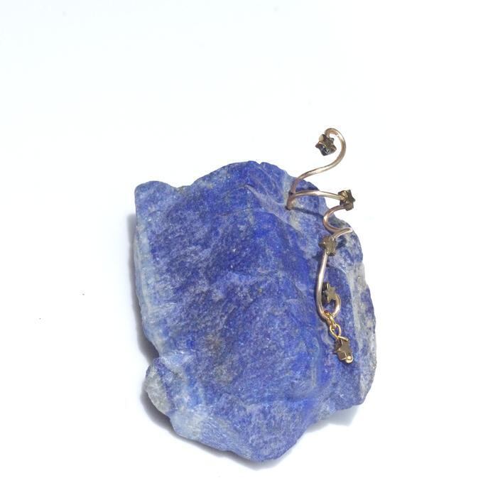 【Sale】一点物✦⋆.·星に願いを ⋆.··五星Wのカシオペアイヤーカフ⋆.·✦星風さんコラボ