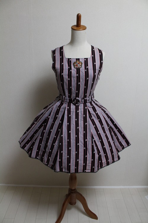 metamorphose ブリティッシュストライプJSK