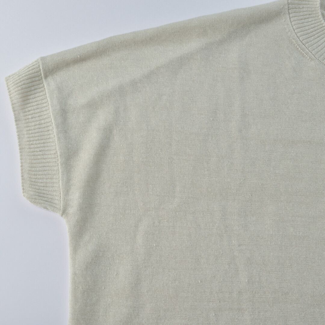 evam eva エヴァムエヴァ hemp pullover ヘンププルオーバー・ライトグレイ