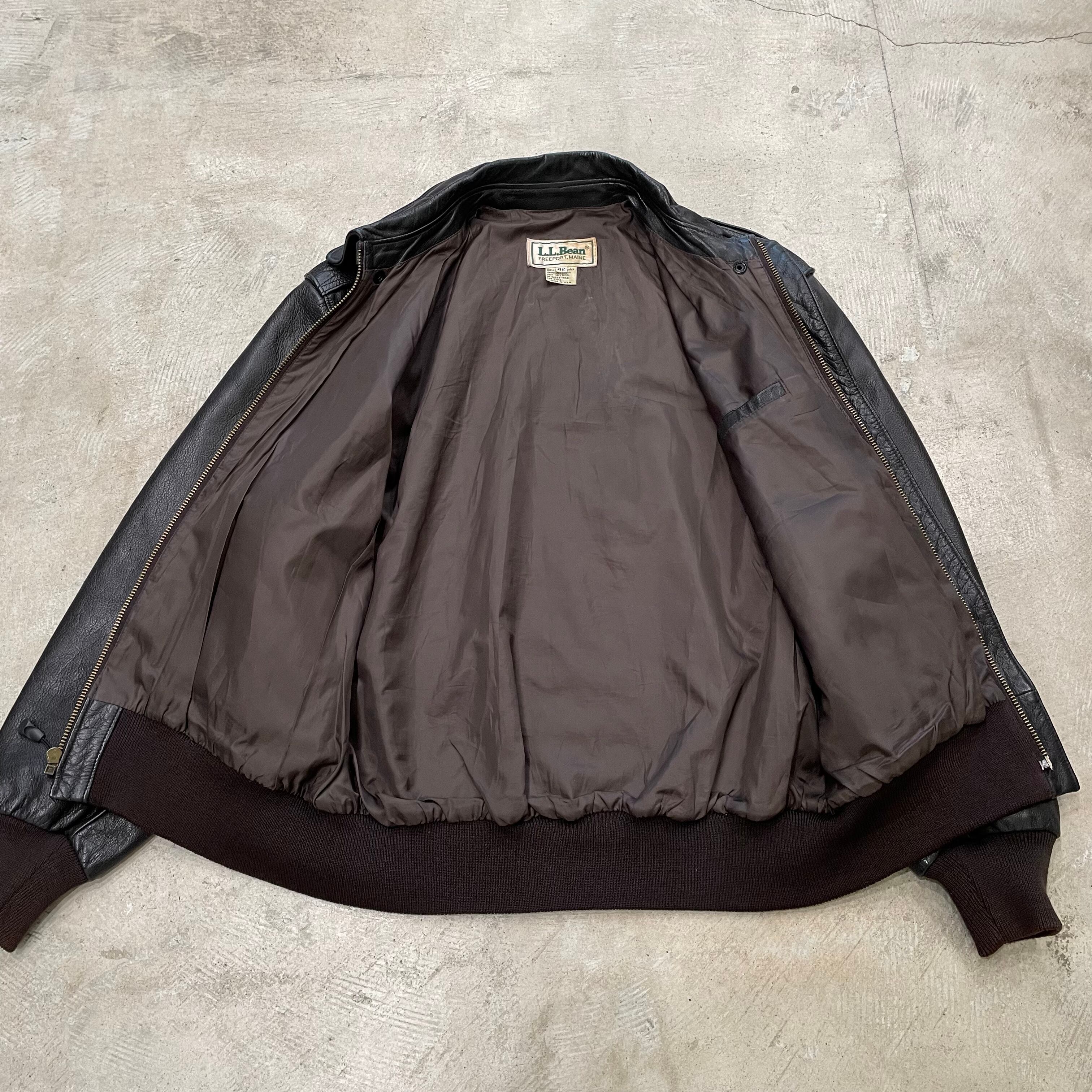 L.L.Bean レザージャケット サイズ42 ファッション