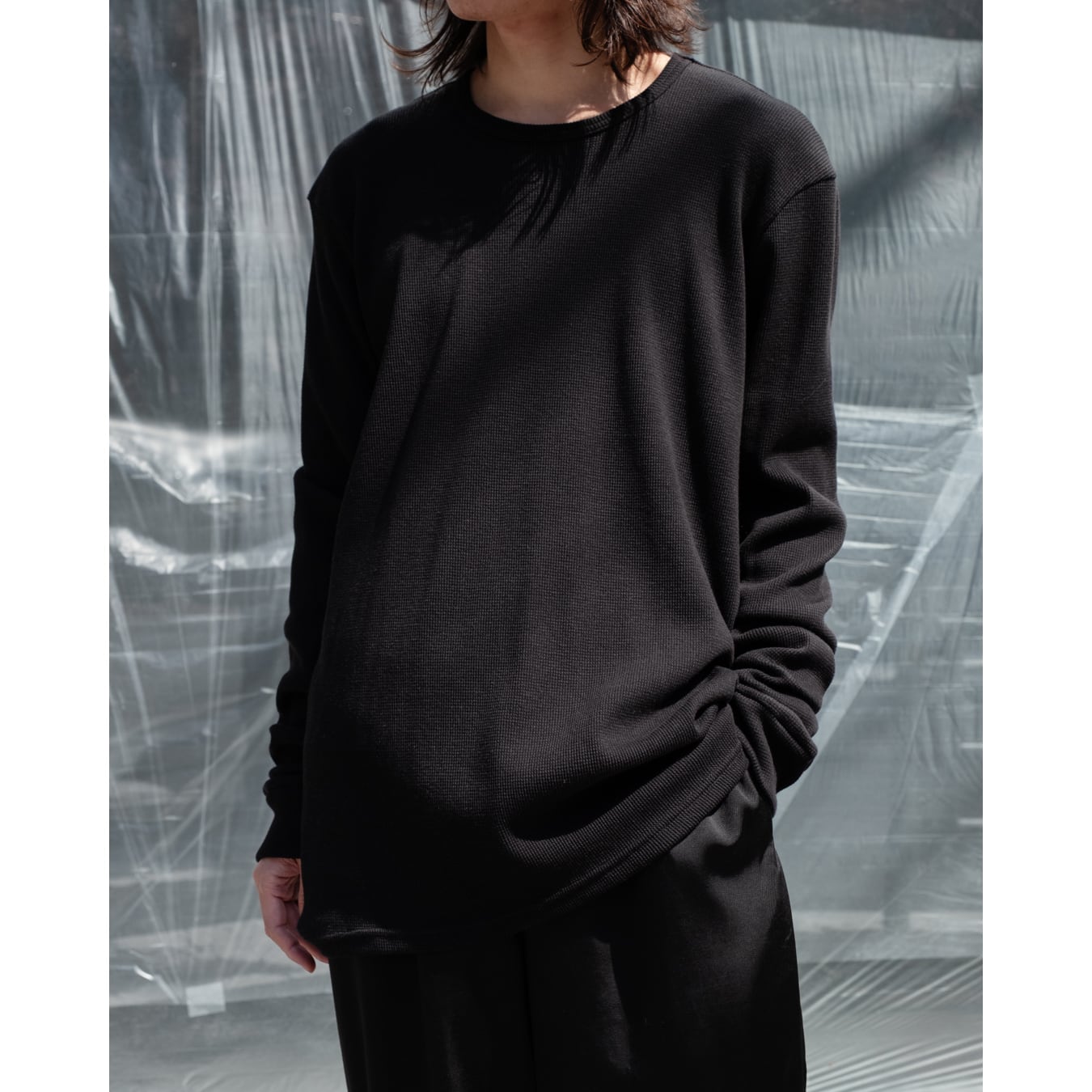 A.F ARTEFACT] (エーエフアーティファクト) ag-11127 Waffle Slim Long
