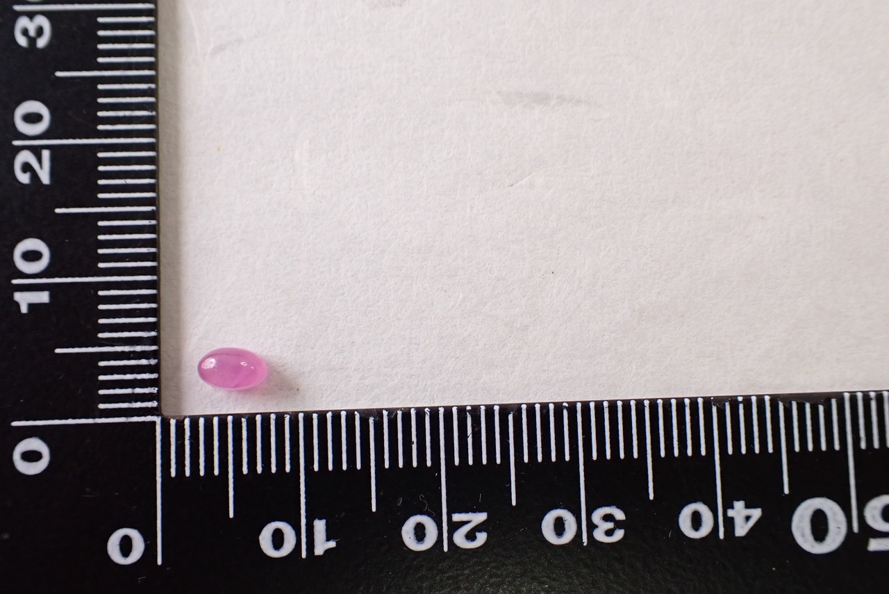 非加熱ピンクサファイア　0.58ct　 [D7-26]