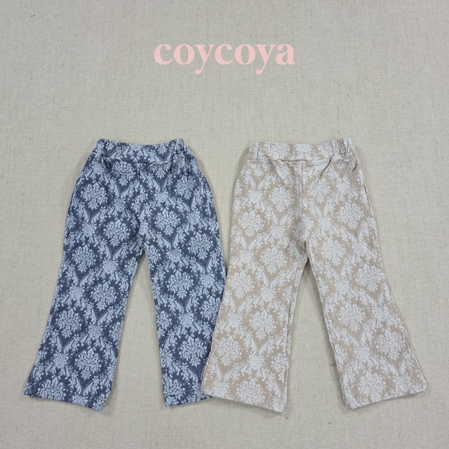 «sold out»«coycoya» ジャガードフレアパンツ 2colors