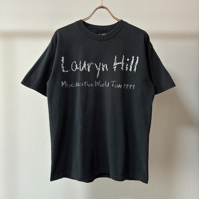 90's Lauryn Hill“Miseducation World Tour 1999“ raptee ローリンヒル ラップT ミュージックTシャツ