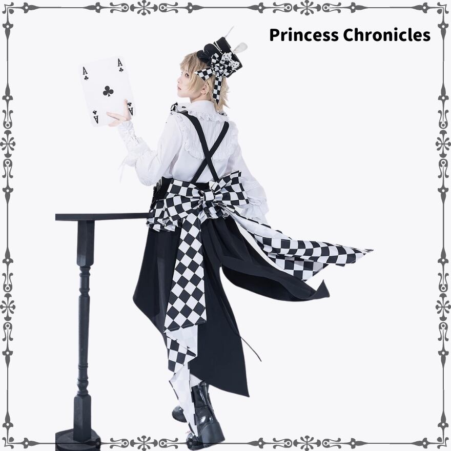 タグ付き未使用Princess Chronicles  「漆黒の振袖ブラウス」S