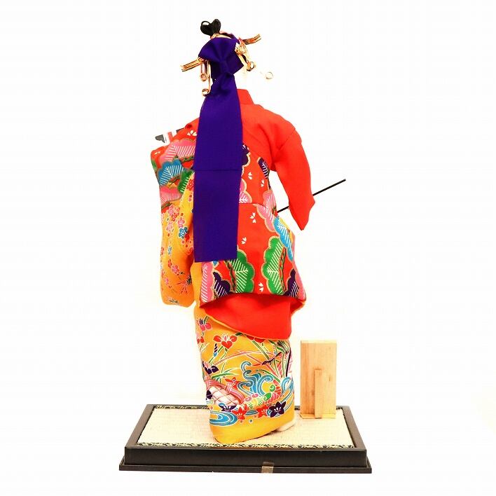 仲村洋子・沖縄人形・かせかけ・琉球人形・台付・No.200118-025・梱包