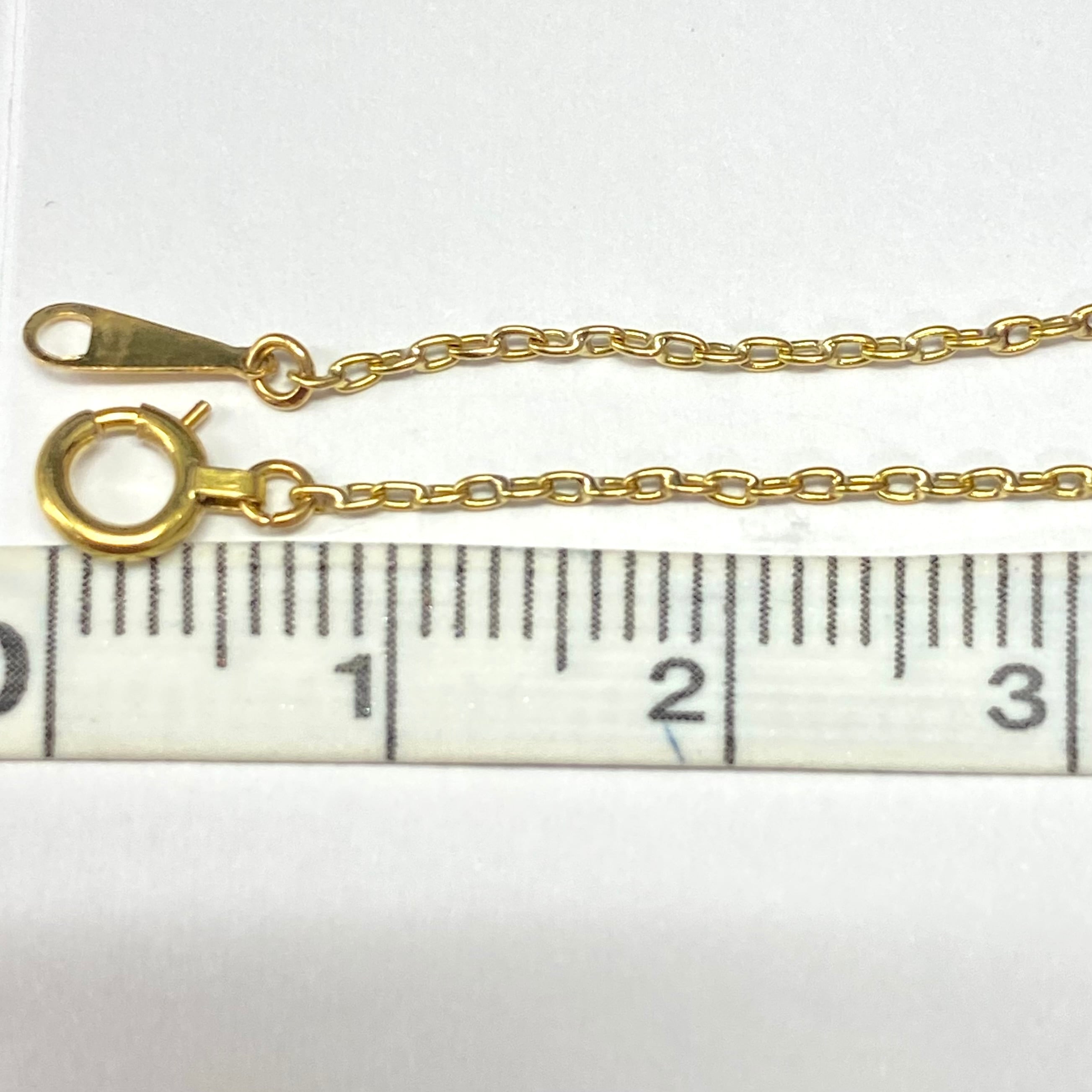昭和ジュエリー 切子チェーン ネックレス K18 39cm ヴィンテージ 昭和
