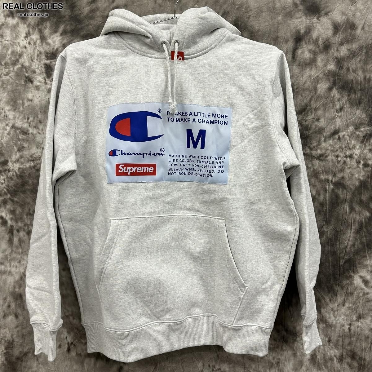 Supreme×Champion/シュプリーム×チャンピオン【18AW】 Label Hooded 