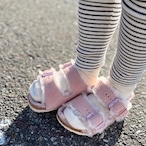 ［BIRKENSTOCK］Arizona／アリゾナ Kids Suede Shearling (26-35)｜Light Rose