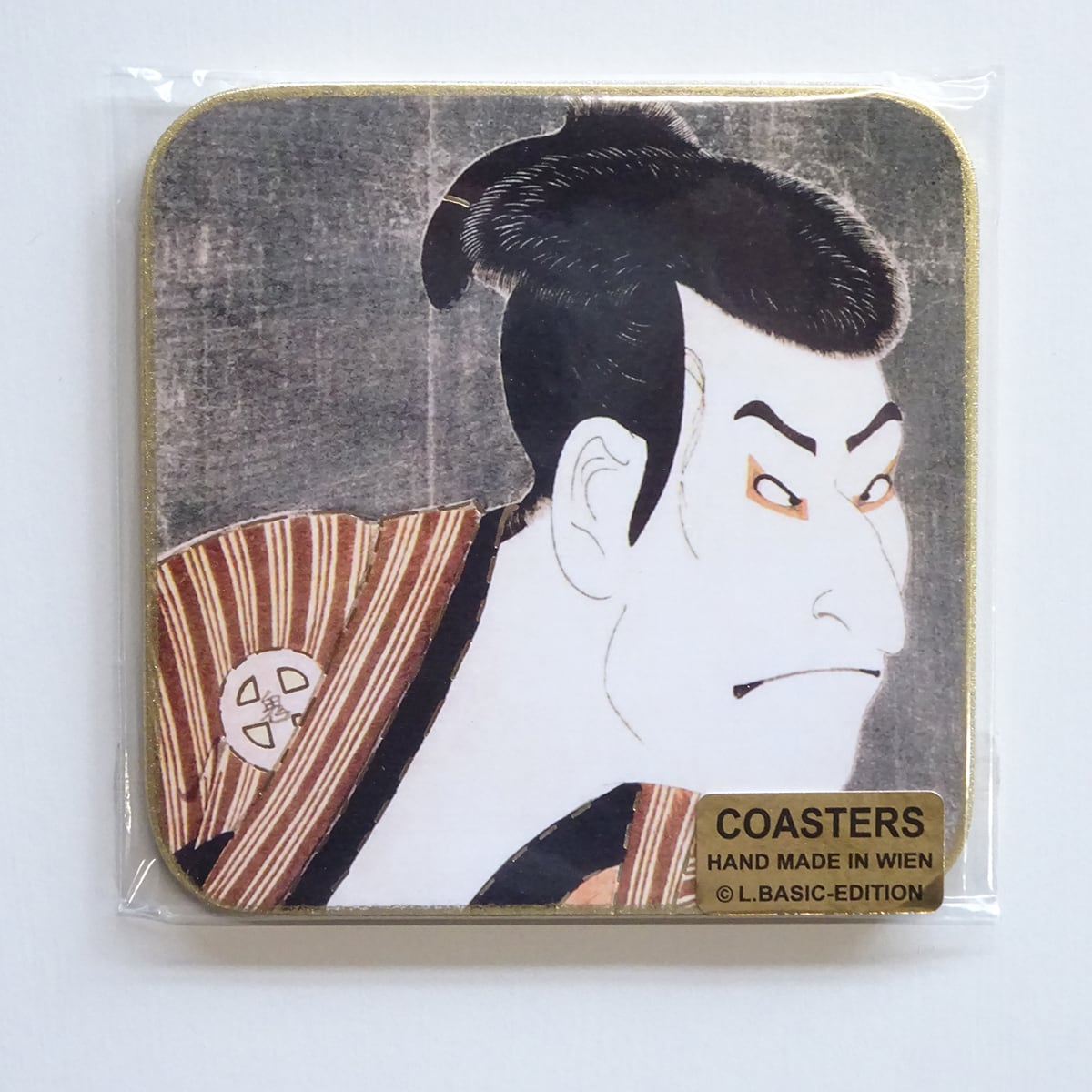 コースター 東洲斎写楽 【三代目大谷鬼次の江戸兵衛 】(Luka Basic) C