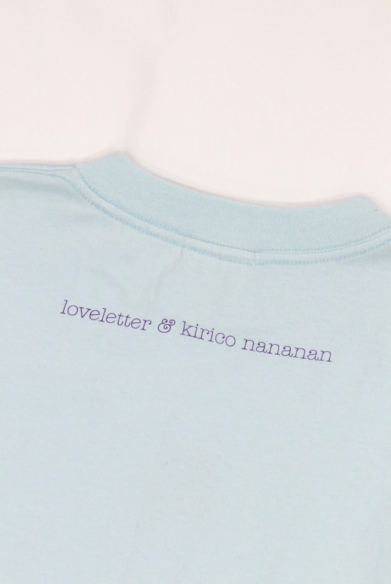 loveletter & kirico nananan t shirt