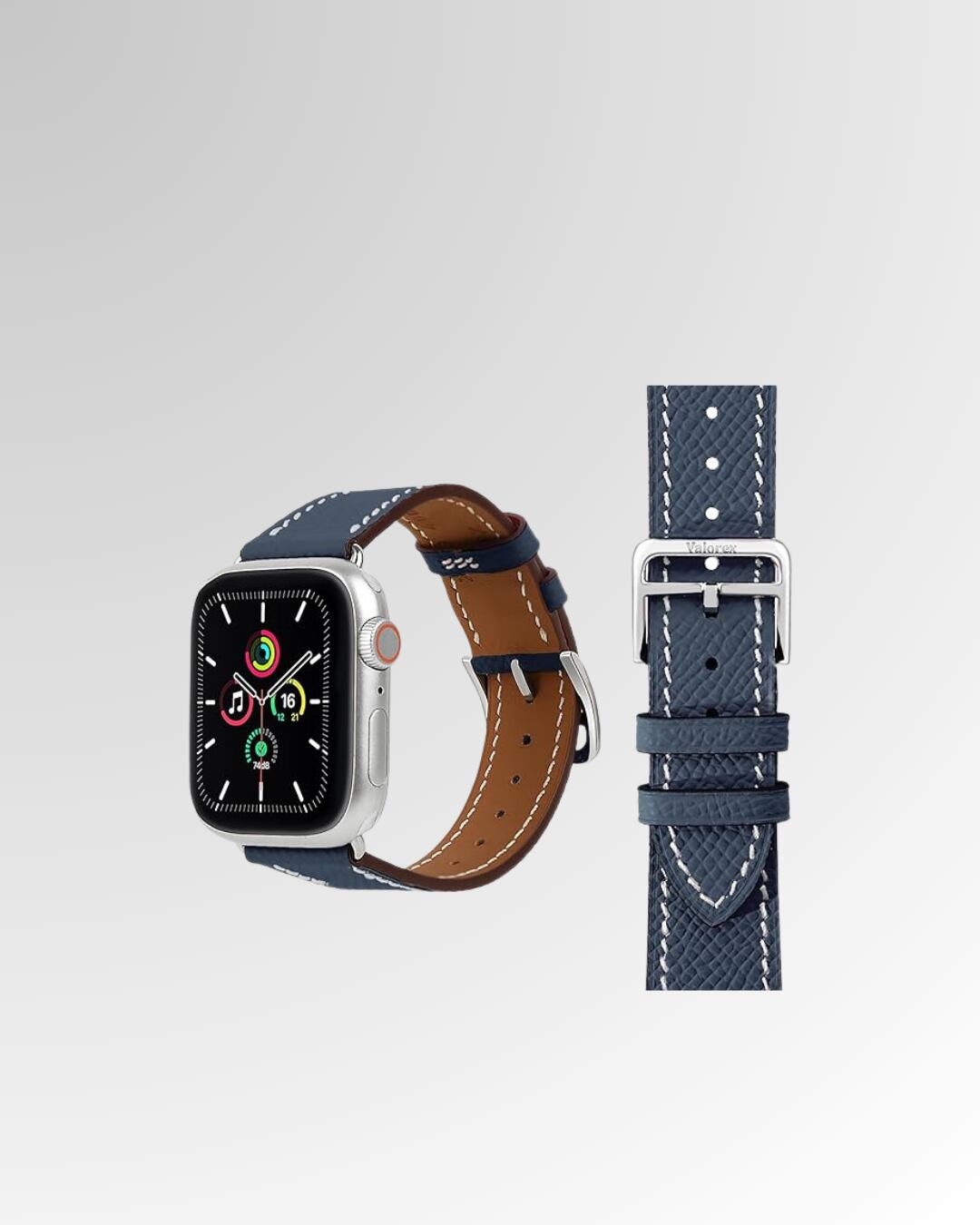 AppleWatchベルト エプソン ネイビー