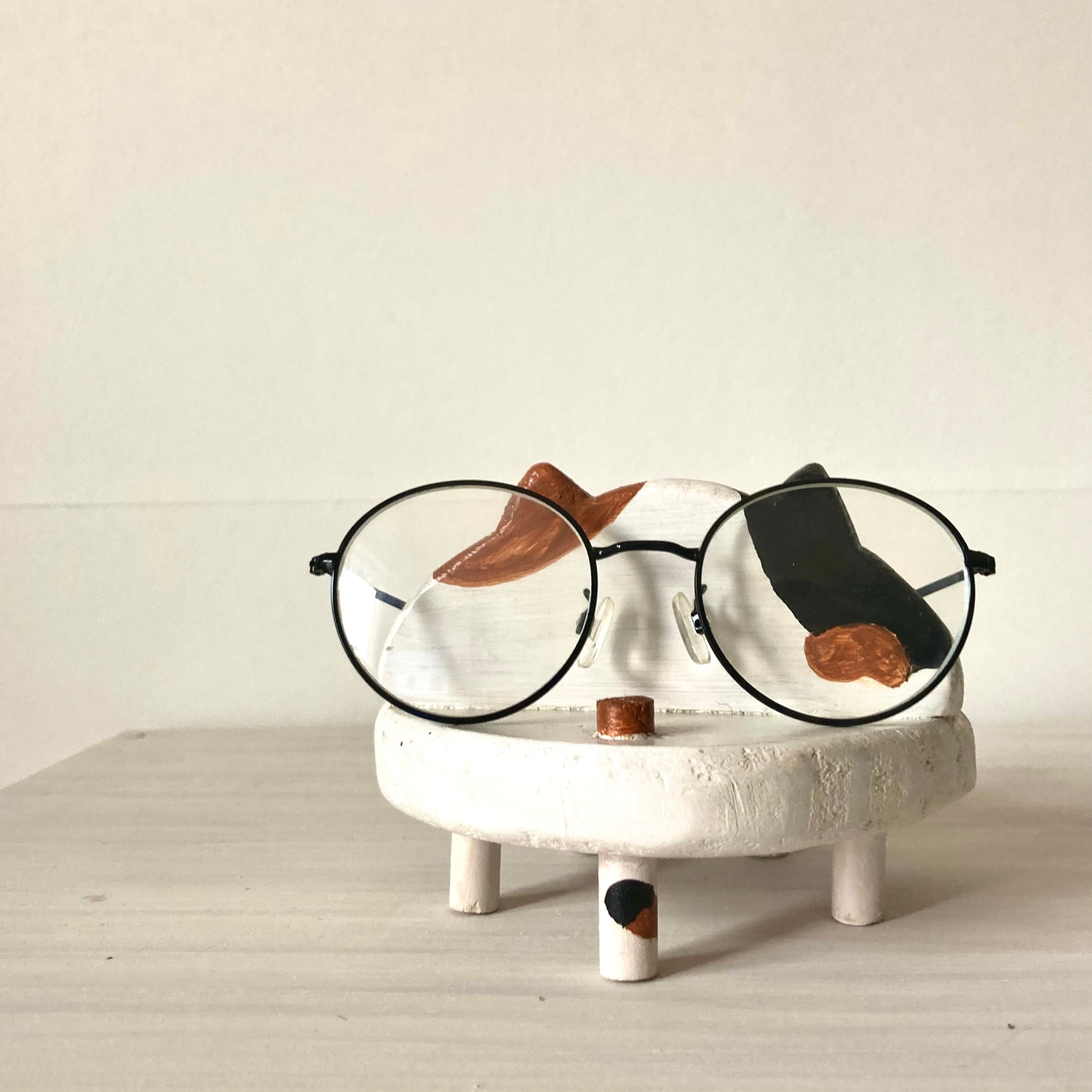 【ハンドメイド壁掛けラック】木製メガネスタンド ハンドメイド壁掛けラック】木製メガネスタンド