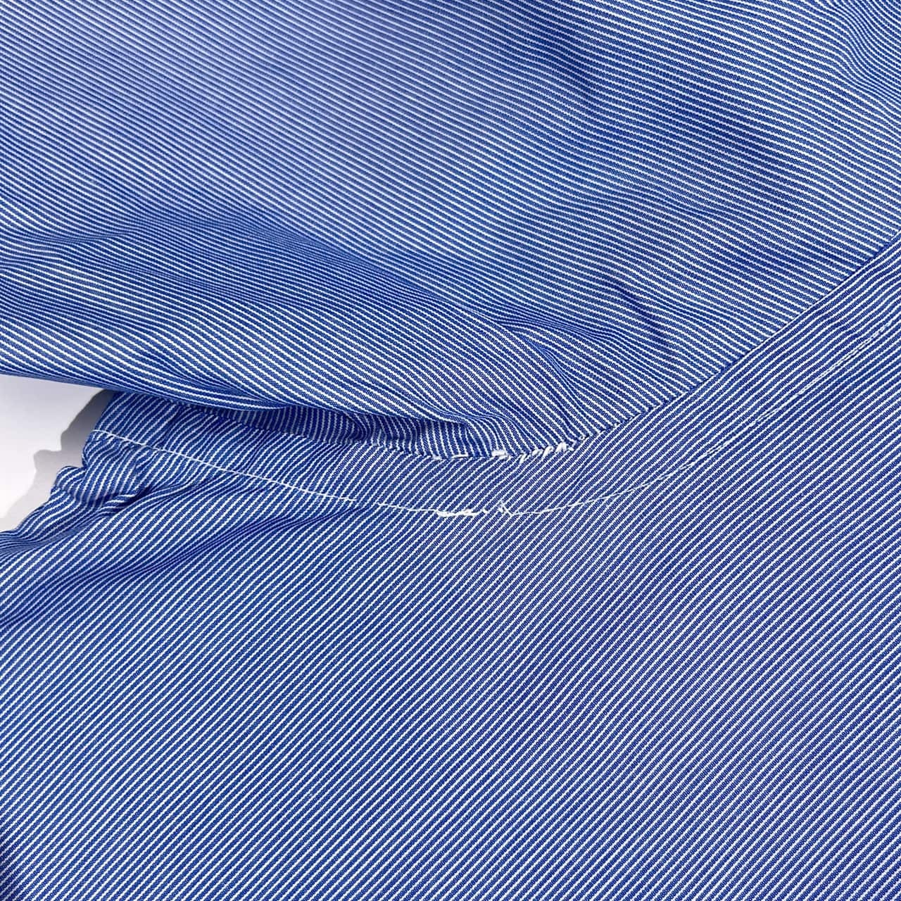 90s 00s Polo by Ralph Lauren ポロ ラルフローレン ESTATE ストライプ 長袖 ワイシャツ ドレスシャツ サイズ 42-84 /ブルー系 メンズ ビンテージ