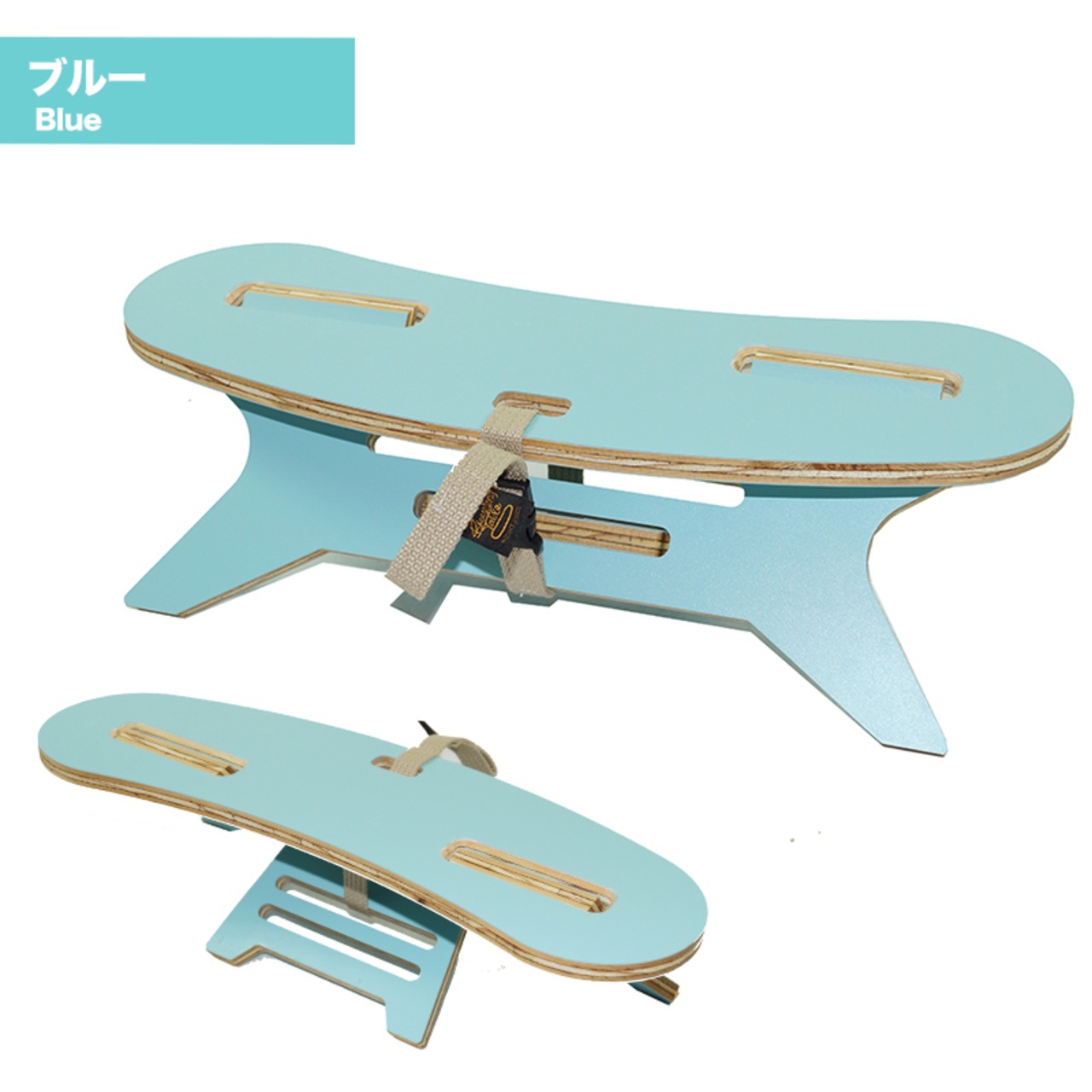 CAMPOOPARTS キャンプオーパーツ BoomerangTABLE MINI（メラミン天板仕様）ブーメランテーブルMINI【MOUNTAIN】軽量サイズ アウトドア 登山