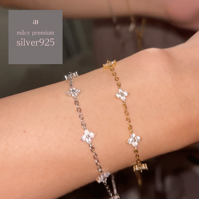 【silver925】full flower bracelet