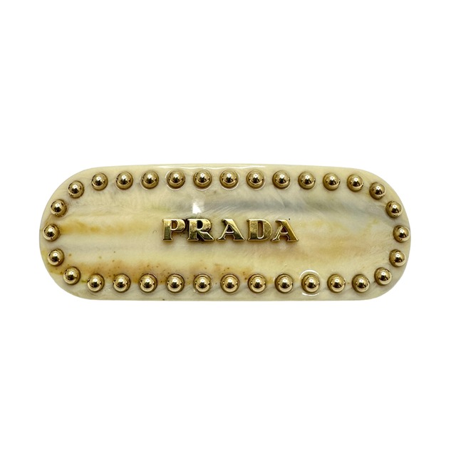 PRADA プラダ バレッタ ベージュ 12748-202402