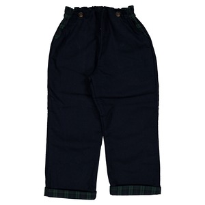 【予約/送料無料】5y-8y / Pants LEBON - blue reversible / Maison Marelle