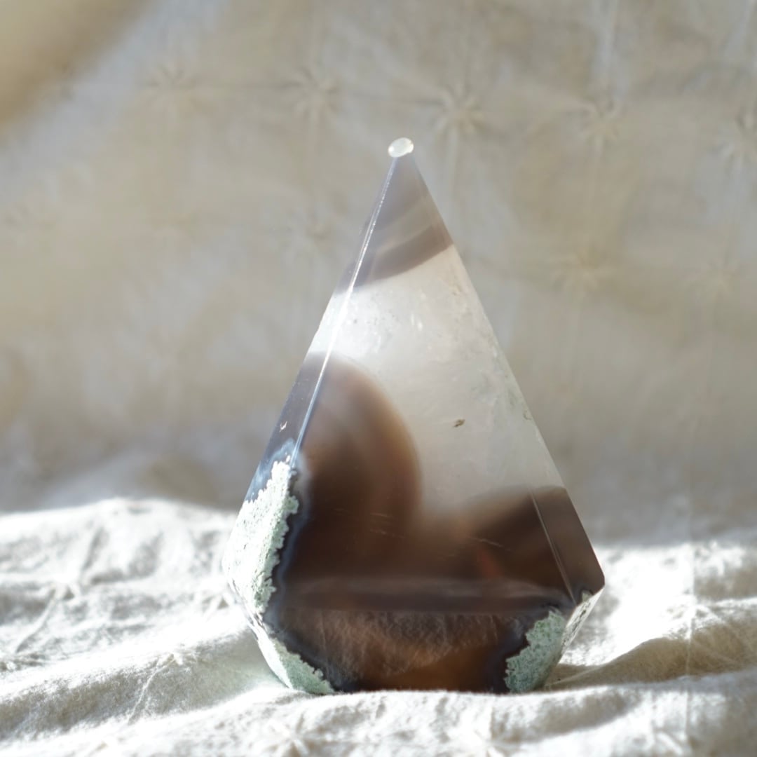 モスアゲート⭐︎ダイヤモンドのかたち