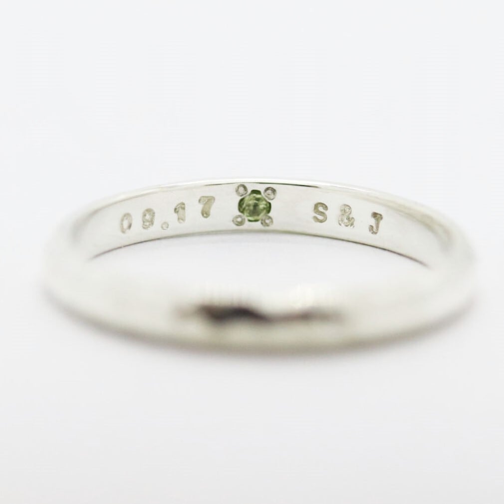SVリング】オプション_打刻印 | Somm Jewelry【ソムジュエリー】