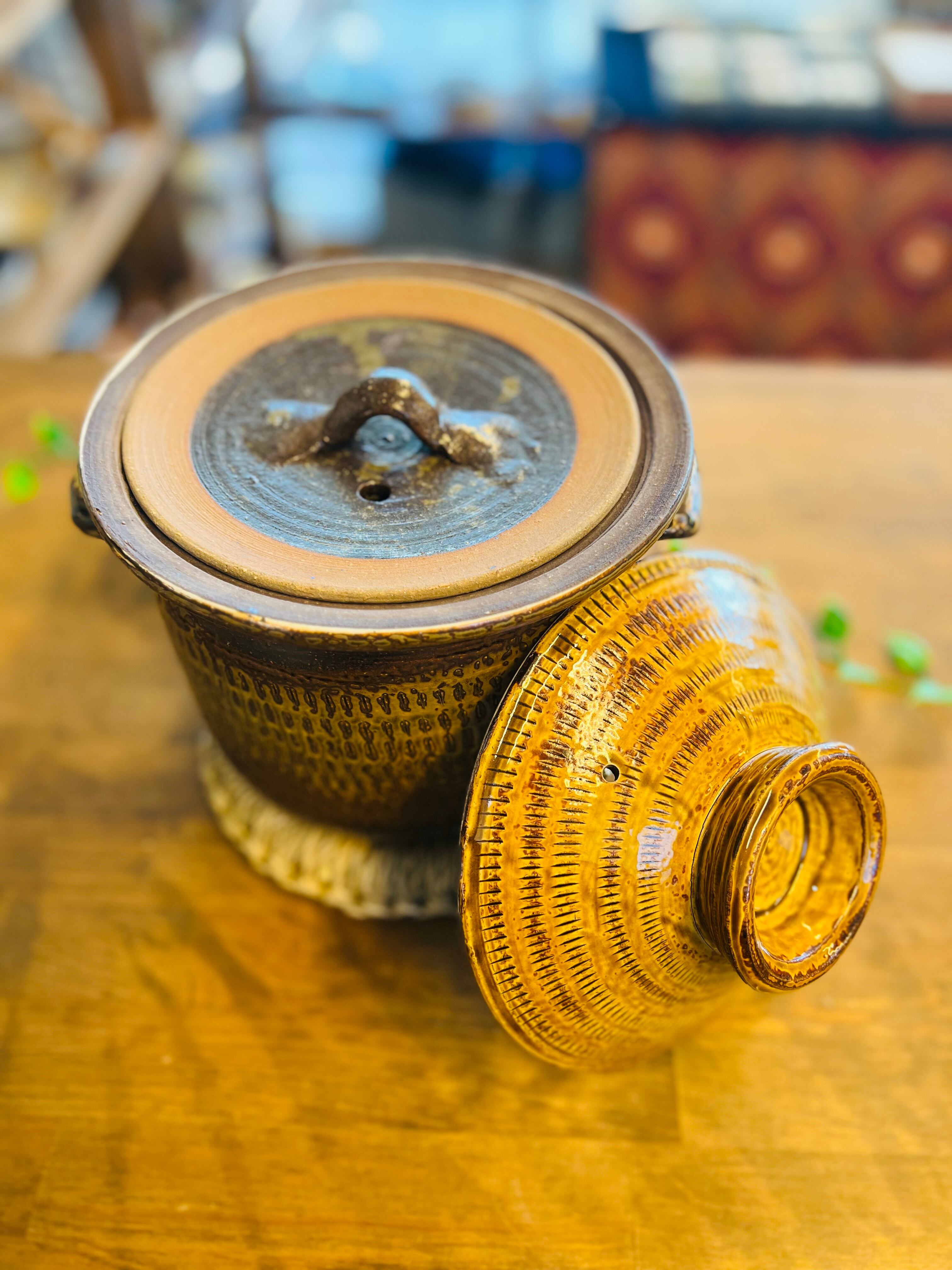 小石原焼マルワ窯】ごはん土鍋3合用 | すずめ道具店 ON LINE