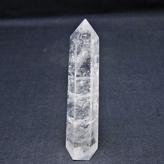 水晶 六角柱 ポイント 置物 一点物 142-11025
