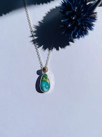 Sonoran Gold Turquoise 18k concho pendant necklace