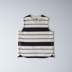 CURLY&Co./CABLE JACQUARD VEST -border-