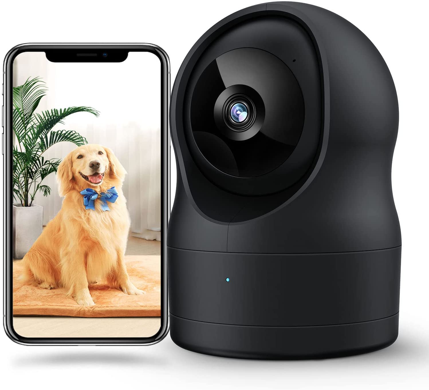 ネットワークカメラ 1080P 200万画素 ベビーモニター Wi-Fi IPカメラ