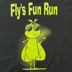 【GILDAN】FLY 蝿 プリント Tシャツ 黒ボディ XL ビッグサイズ US古着