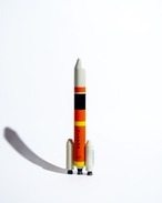 H-IIA rocket-shaped ballpoint pen 1/330 scale