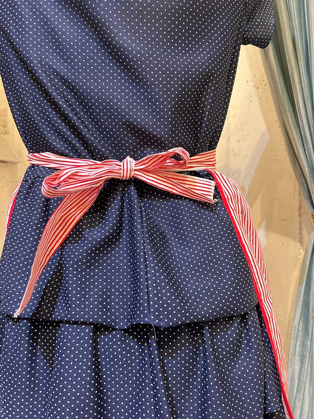 Vintage stripe candy apron