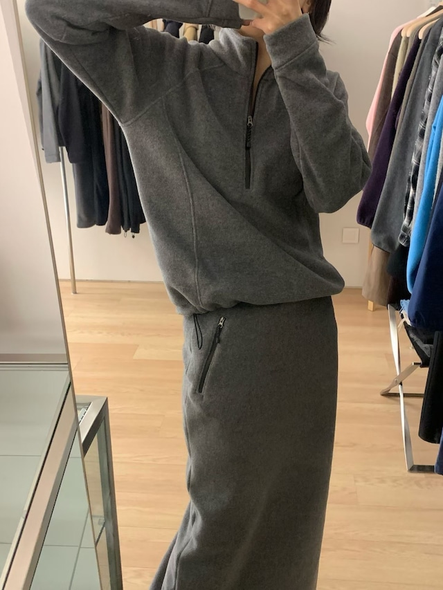 (予約) HAUS / Roa fleece skirt 2color