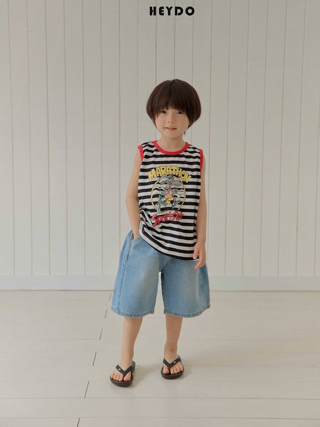 《送料無料》マラソンノースリーブT：kids【HEYDO】※お取り寄せ