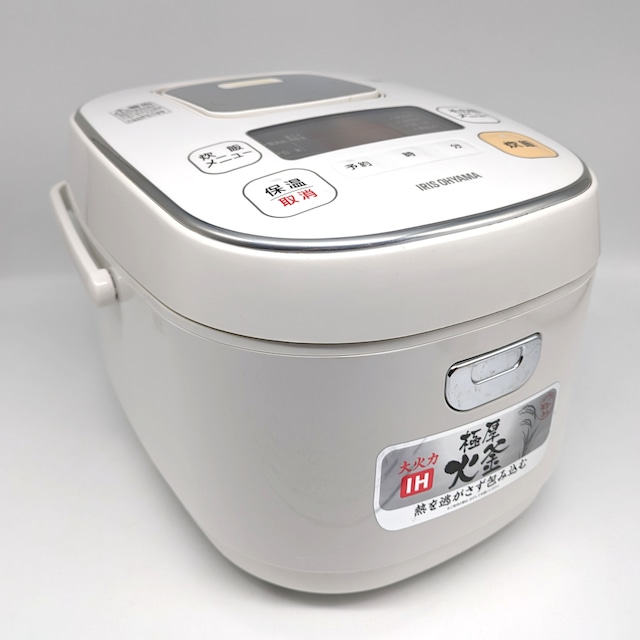 アイリスオーヤマ・IHジャー・炊飯器・5.5合・ERC-IB50-W-D・2020年製・No.240425-19・梱包サイズ100