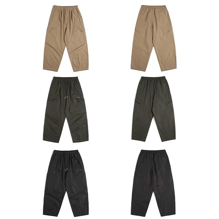 ★SIDE POCKET ZIPPER PARACHUTE SOLDIER PANTS　　　A0753