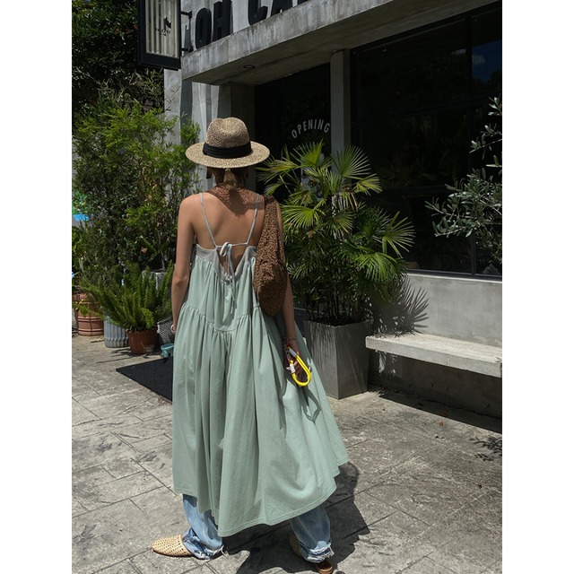 tiered camisole dress S1126