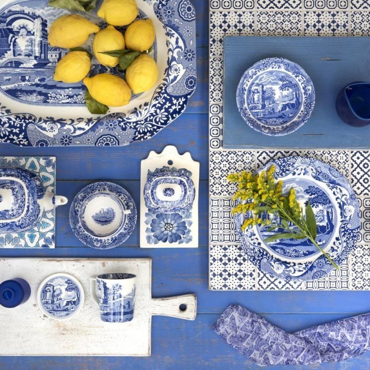 スポードブルーイタリアンスープ＆パスタプレート23㎝【合計1万円以上
