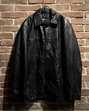【Caka act3】90's Lamb Leather Vintage Car Coat